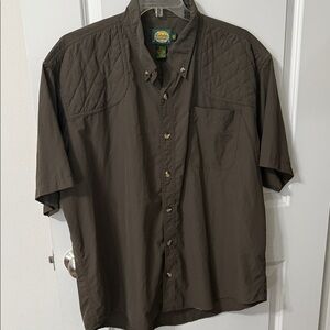 Cabela's Dark Brown Casual Button Down Shirt